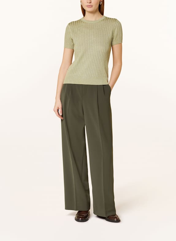 LAUREN RALPH LAUREN Trui met glittergaren OLIJF / ZILVER