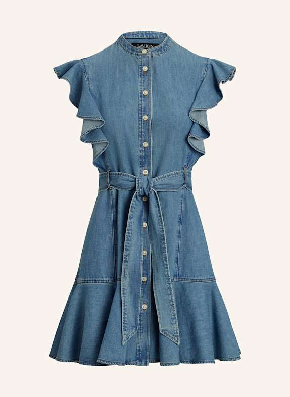 LAUREN RALPH LAUREN Jeans-Kleid BLAU