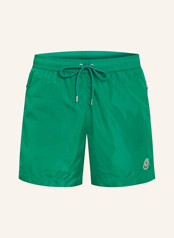 MONCLER Badeshorts GRÜN