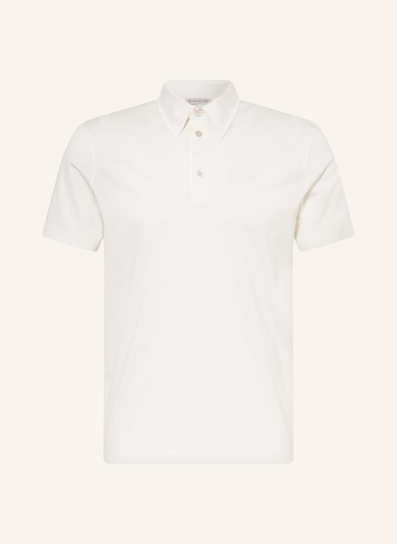 MONCLER Koszulka polo z dżerseju ECRU