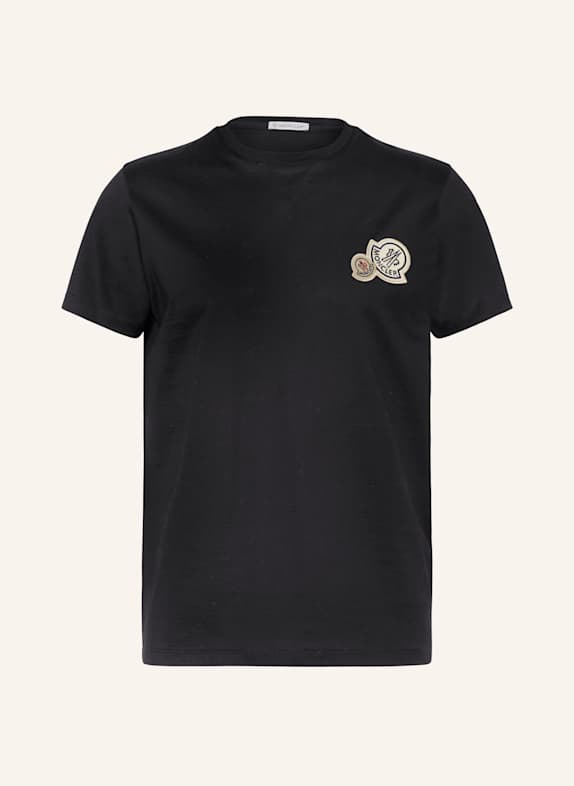 MONCLER T-Shirt SCHWARZ