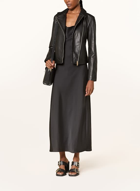 ALLSAINTS Lederjacke VELA SCHWARZ