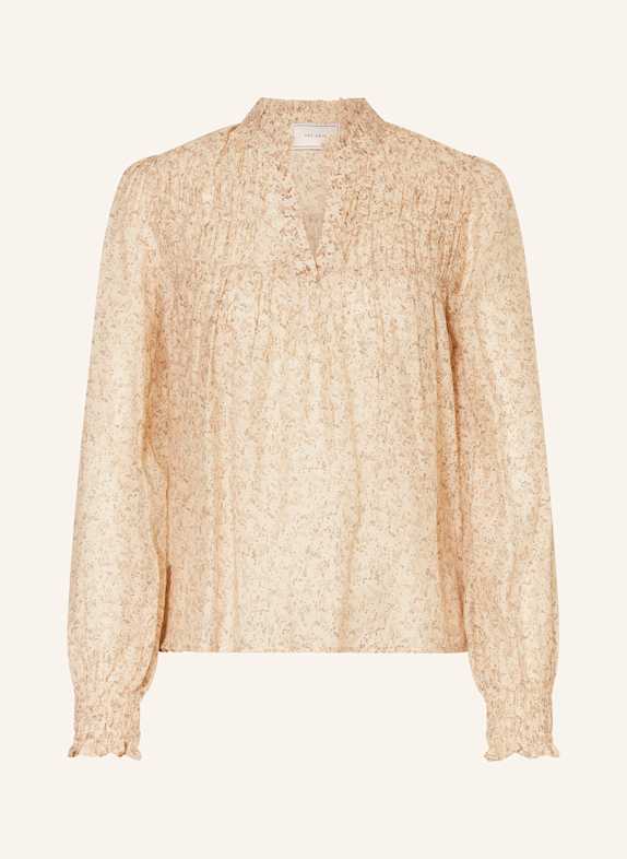 NEO NOIR Blusnshirt SELFINA BEIGE