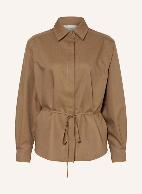 NEO NOIR Overshirt WALDIS TAUPE