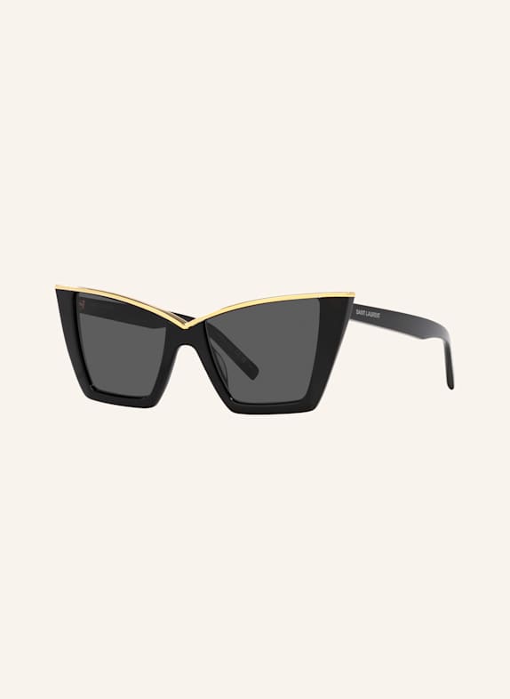 SAINT LAURENT Sonnenbrille YS000435 1100A1 - SCHWARZ/ DUNKELGRAU