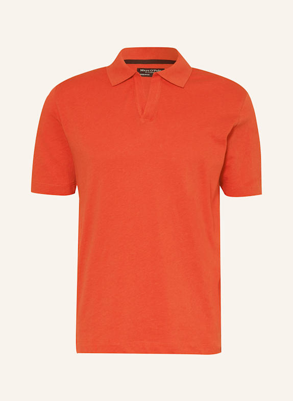 Marc O'Polo Piqué-Poloshirt DUNKELORANGE