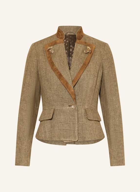 HABSBURG Linen jacket LOOSDORF LIGHT BROWN