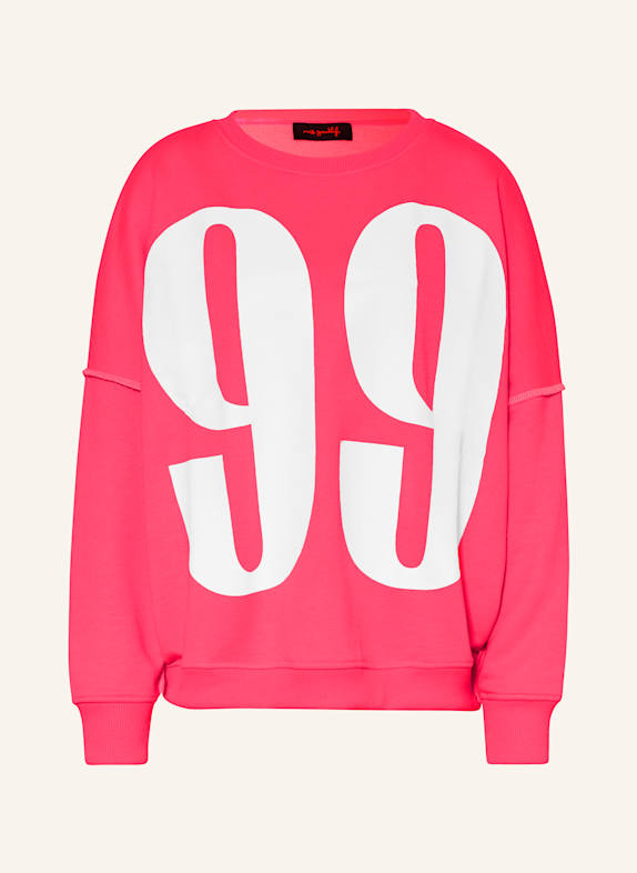 miss goodlife Sweatshirt NEON PINK/ WHITE