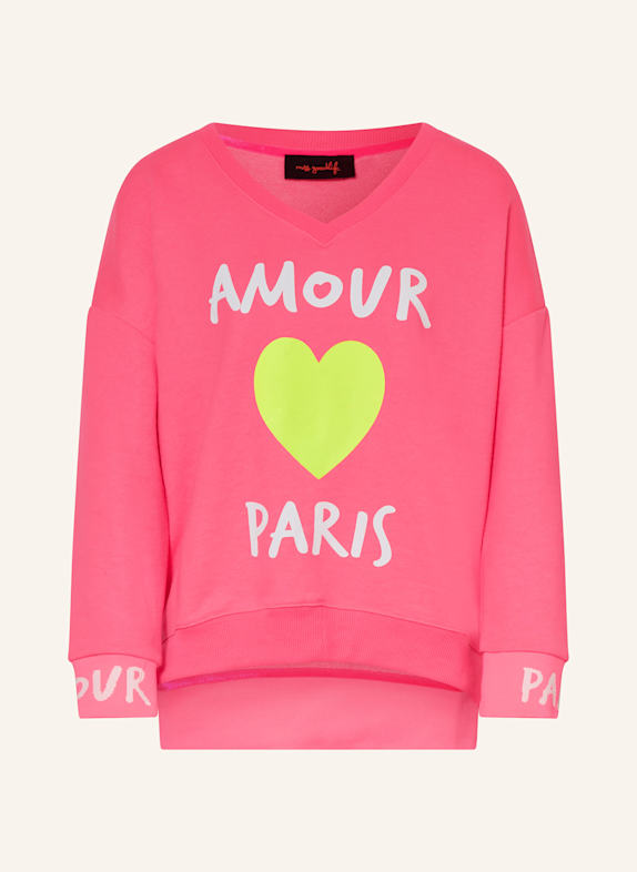 miss goodlife Sweatshirt NEON PINK/ WHITE/ NEON YELLOW