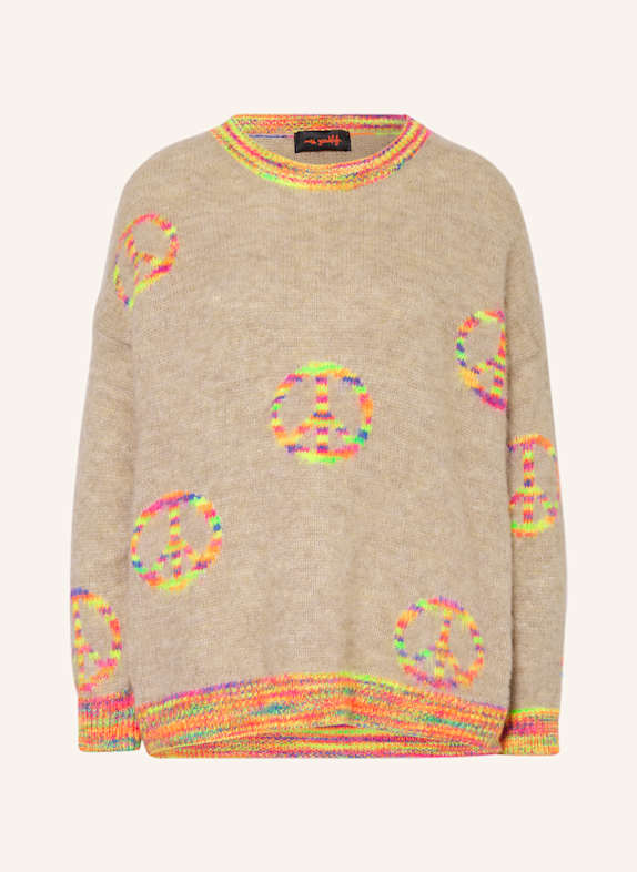 miss goodlife Sweater with alpaca LIGHT BROWN