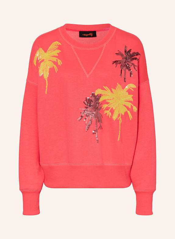 miss goodlife Sweatshirt with sequins NEON PINK