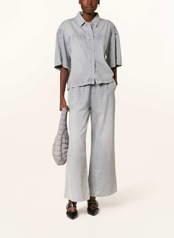 ELIAS RUMELIS Hemdbluse HILLI in Jeansoptik GRAU