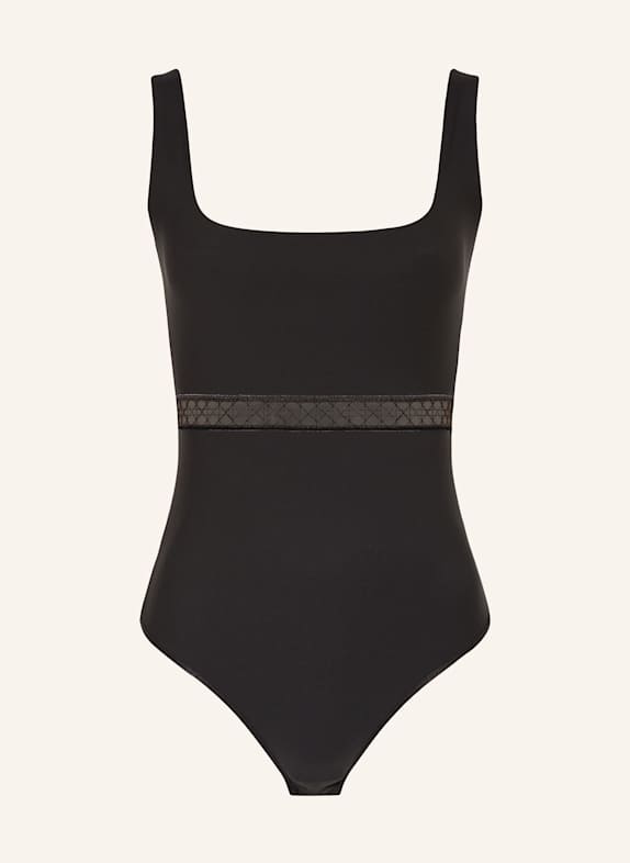 Triumph Thong body PALINA COSMIC HEARTBEAT BLACK