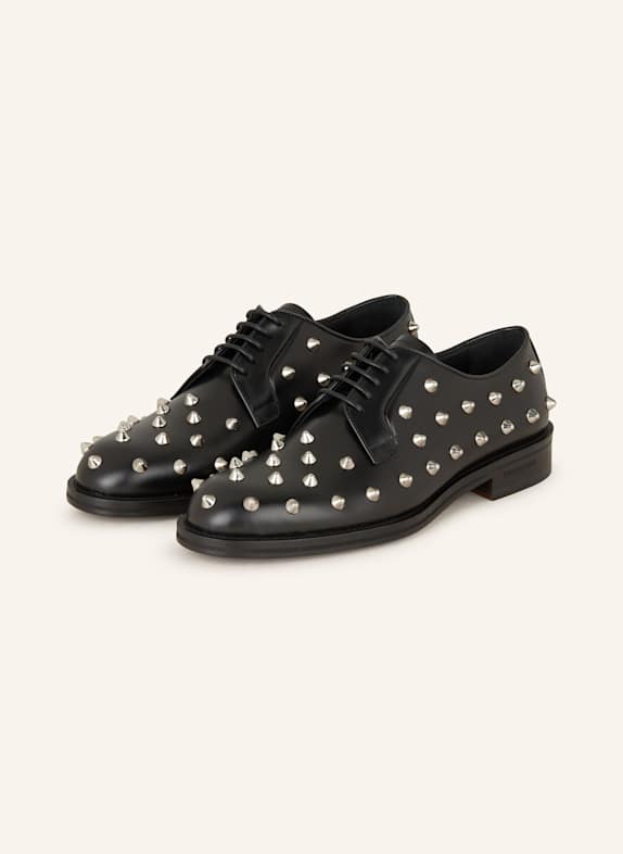 DSQUARED2 Schnürer mit Nieten SCHWARZ