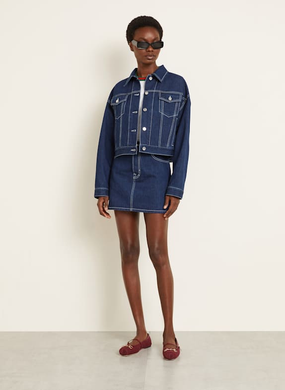 GUCCI veste en jean BLEU FONCÉ