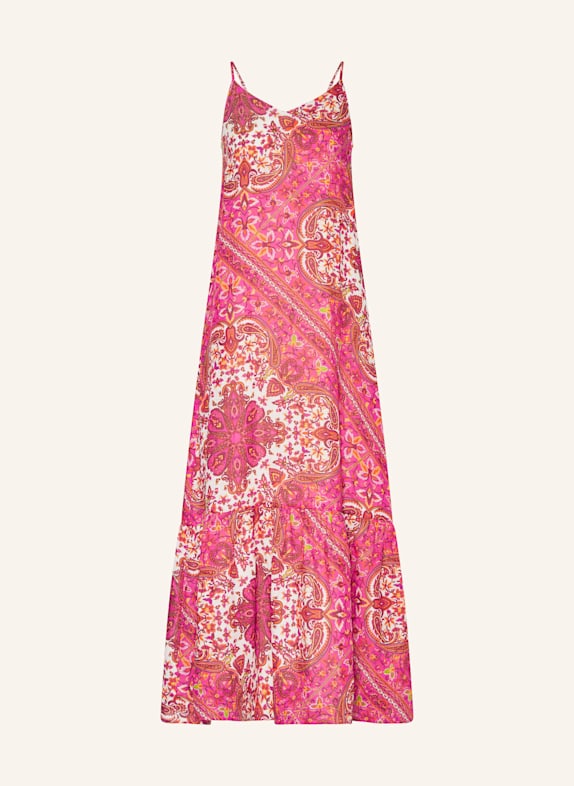MRS & HUGS Dress PINK/ ORANGE/ ECRU