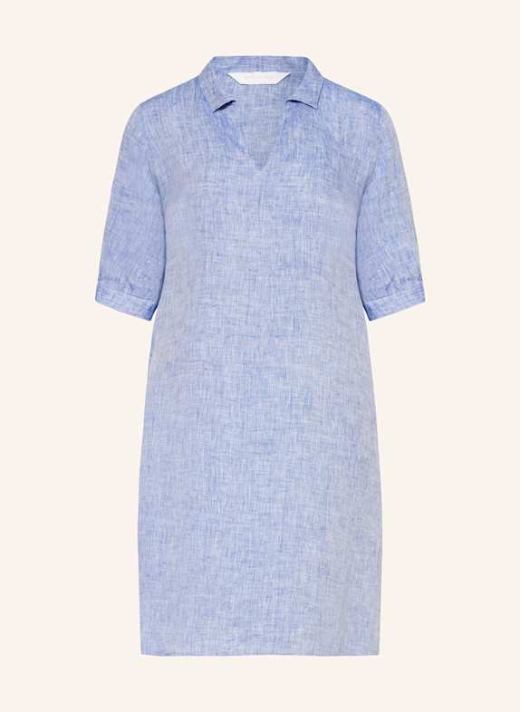 ROBERT FRIEDMAN Leinenkleid HELLBLAU
