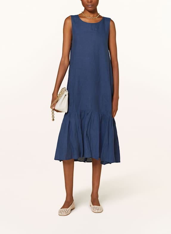 ROBERT FRIEDMAN Linen dress DARK BLUE