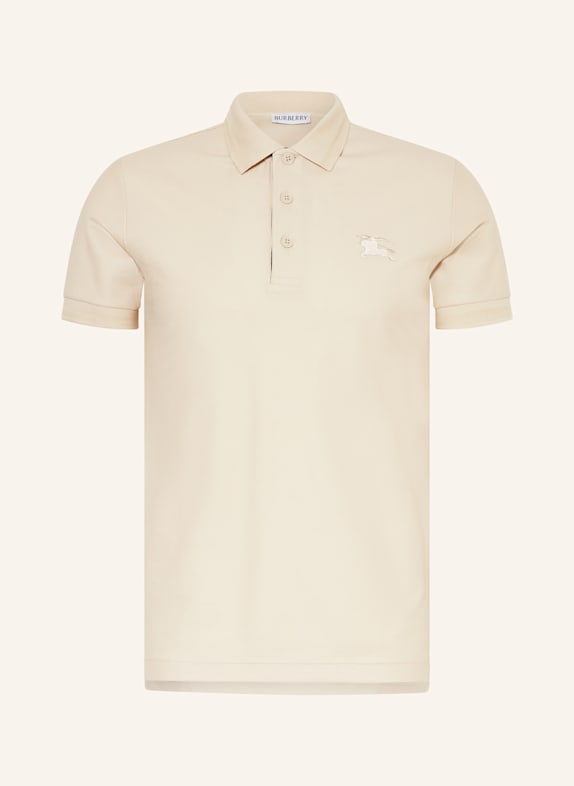 BURBERRY Piqué-Poloshirt EDDIE BEIGE
