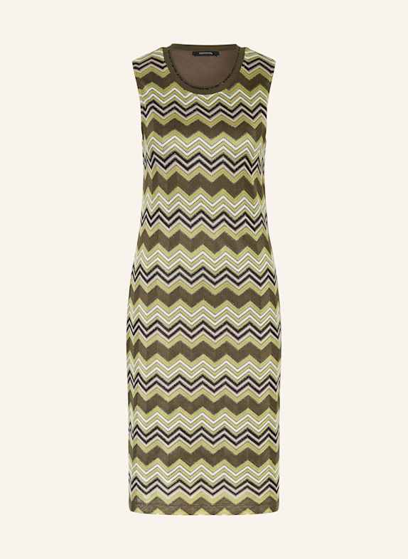 comma Kleid KHAKI/ HELLGRÜN/ WEISS
