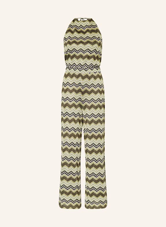 comma Jumpsuit KHAKI/ HELLGRÜN/ WEISS