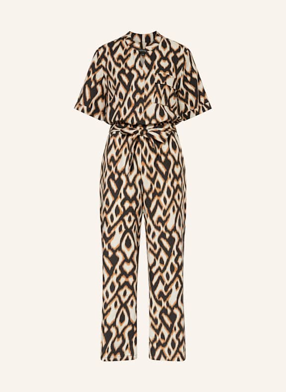 comma Jumpsuit BRAUN/ SCHWARZ/ WEISS