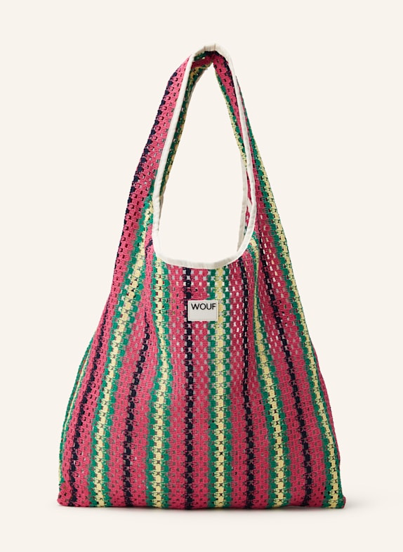 WOUF Tasche MISTRAL PINK/ GRÜN/ GELB