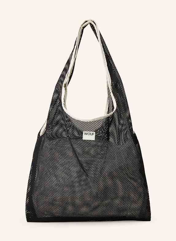 WOUF Shopper ONYX aus Mesh SCHWARZ