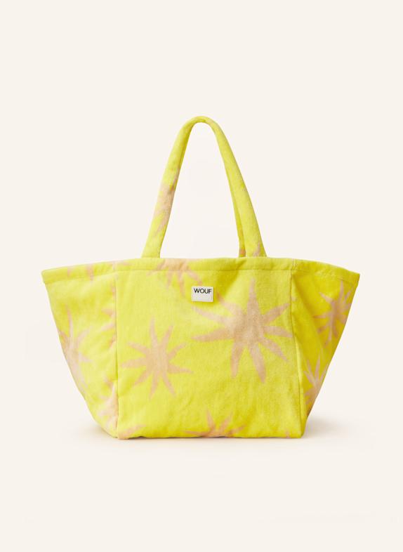 WOUF Shopper TENERIFE LARGE GELB/ HELLBRAUN