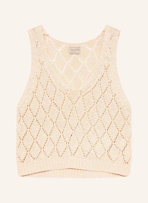 Herrlicher Stricktop TONIE BEIGE