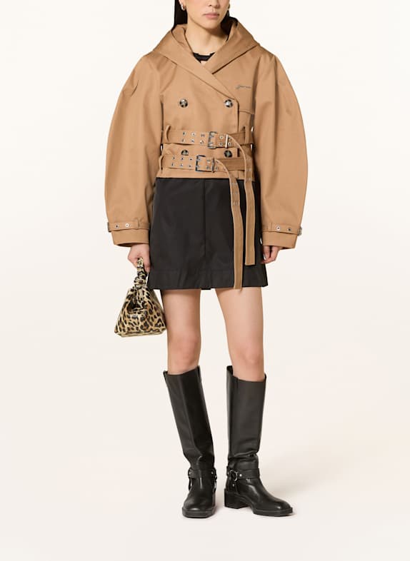 GANNI Jacke BRAUN