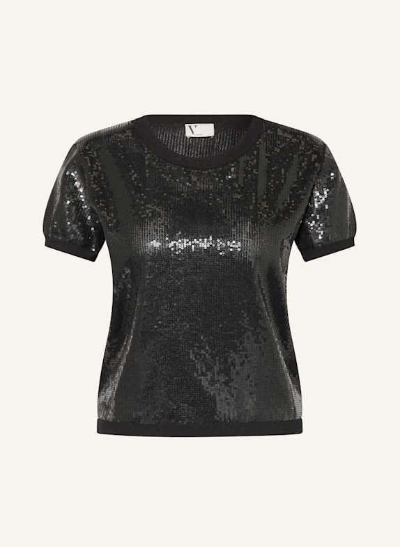 V by Vera Mont Blusenshirt mit Pailletten SCHWARZ