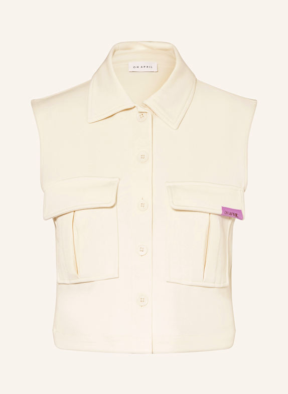 OH APRIL Sweatweste NIH CREME