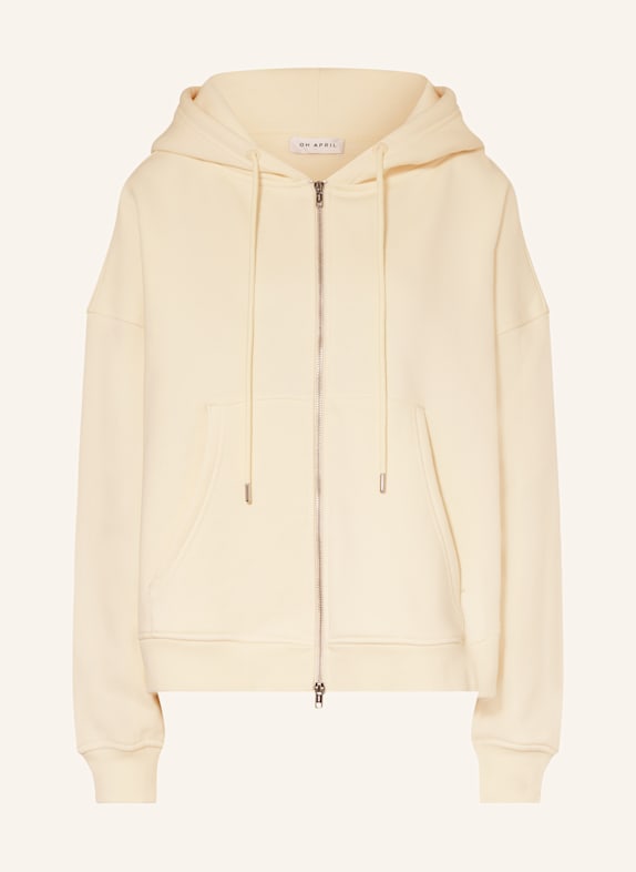 OH APRIL Oversized-Sweatjacke BF CREME