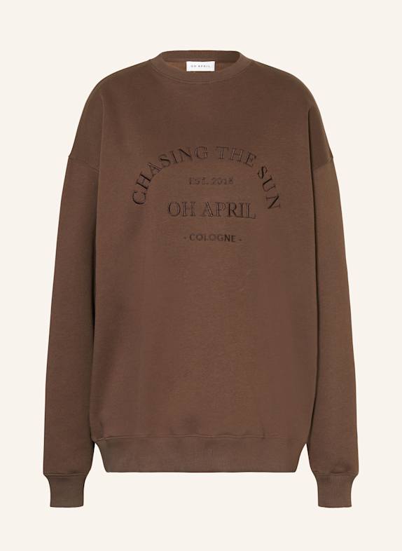 OH APRIL Sweatshirt OV DUNKELBRAUN