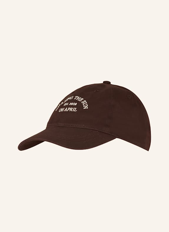 OH APRIL Cap DARK BROWN