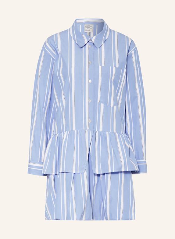 BAUM UND PFERDGARTEN Kleid ANNALEA HELLBLAU/ WEISS