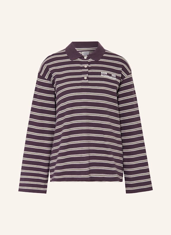 BAUM UND PFERDGARTEN Rugbyshirt JEANNE DUNKELLILA/ WEISS/ HELLGRÜN