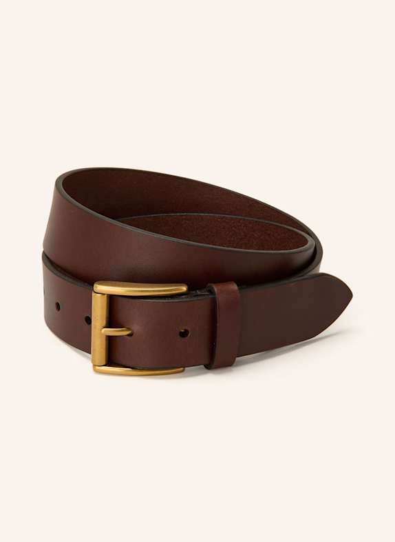 SAINT LAURENT Ledergürtel DUNKELBRAUN