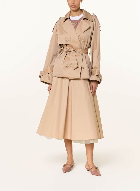 DOROTHEE SCHUMACHER LUXURY LAYER trench coat CAMEL