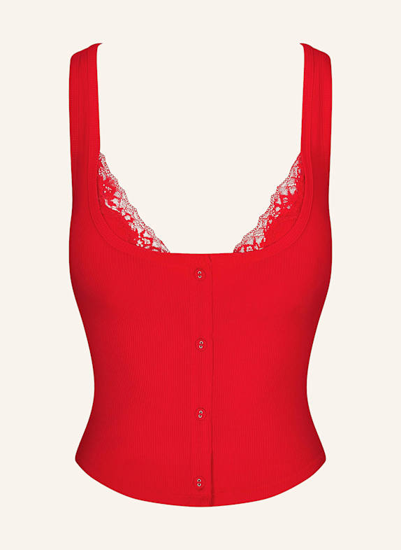 SKIMS Lounge-Top SOFT LOUNGE LACE CHERRY