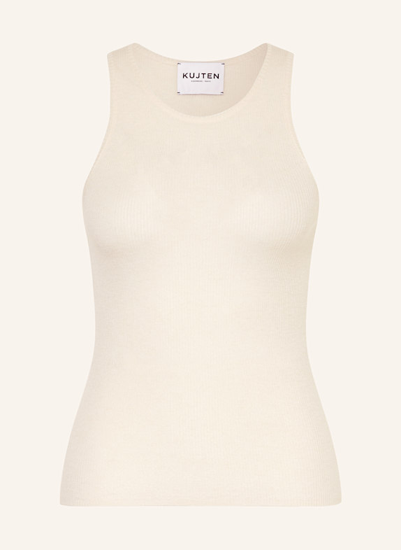 KUJTEN Stricktop DUNIA aus Cashmere ECRU
