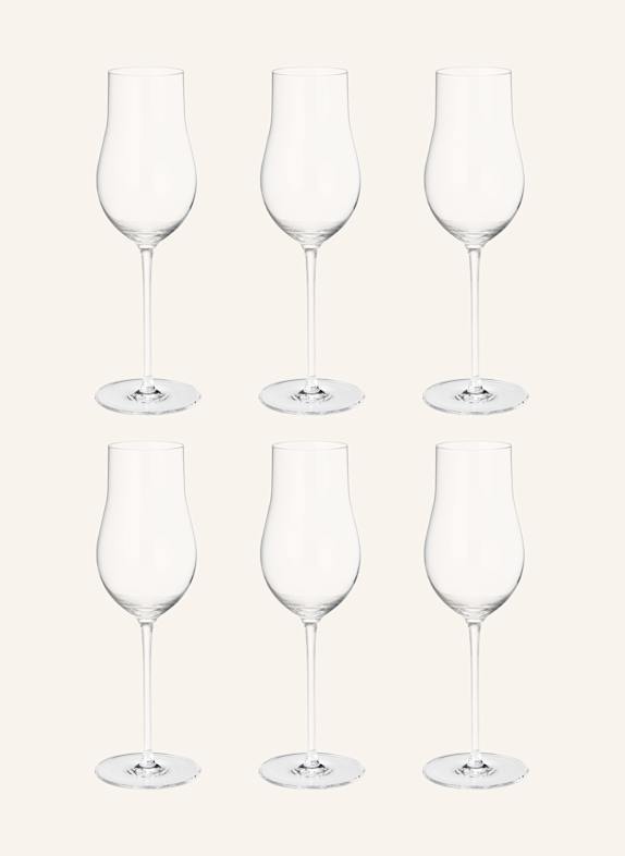 GEORG JENSEN 6er-Set Champagnergläser SKY WEISS