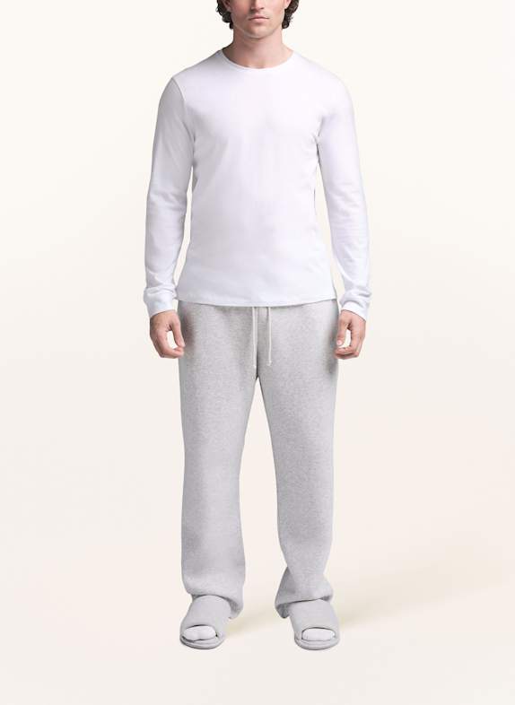 SKIMS Lounge-shirt SKIMS COTTON HVID