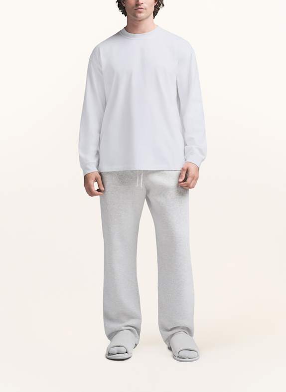 SKIMS Loungeskjorta HEAVYWEIGHT COTTON VIT