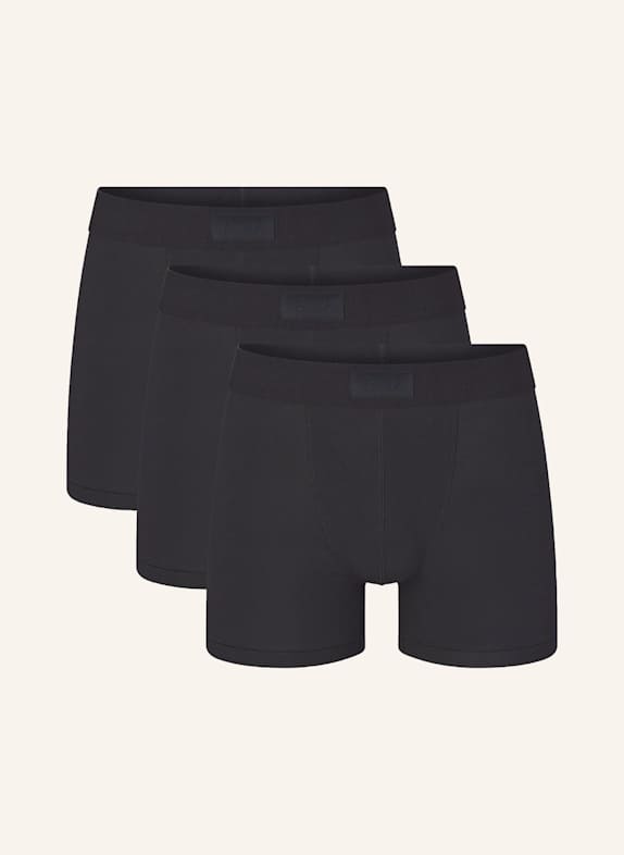 SKIMS 3er-Pack Boxershorts SKIMS COTTON SCHWARZ