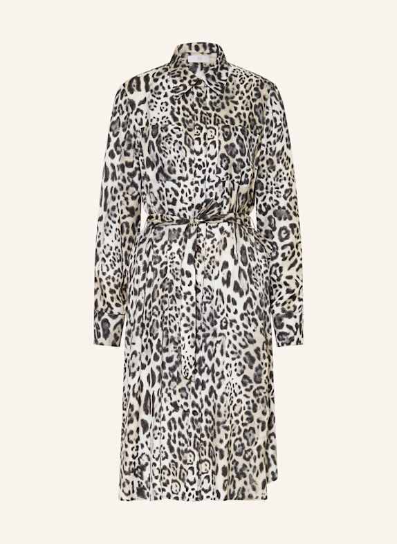 RIANI Hemdblusenkleid GRAU/ SCHWARZ/ BEIGE