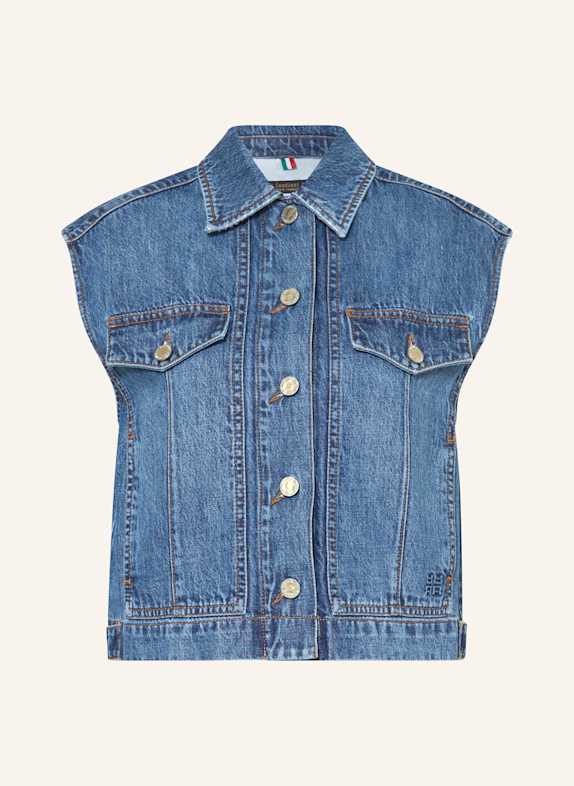 RIANI Cropped-Jeansweste BLAU