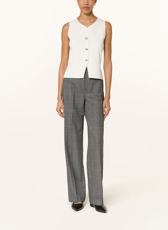 RIANI Knit vest with decorative gems WHITE