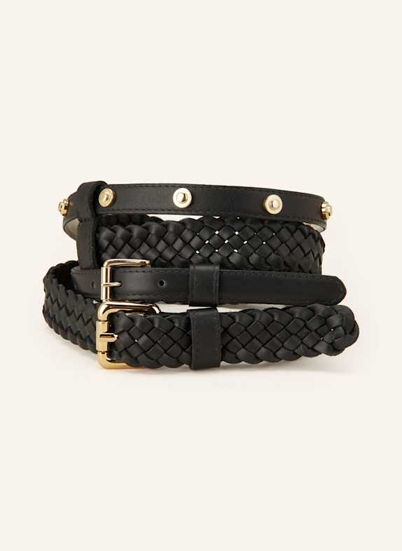 RIANI Ledergürtel SCHWARZ